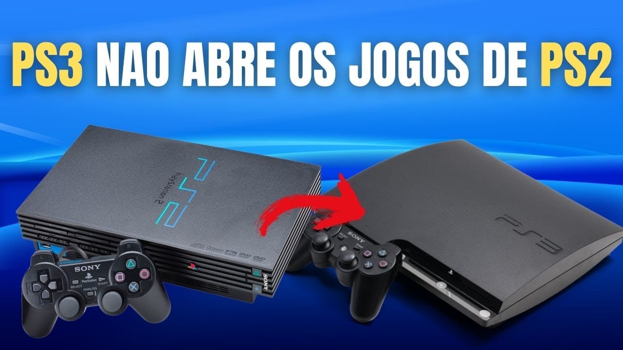 MEU PS3 NÃO ABRE OS JOGOS DE PS2 erro 80029513 YouTube