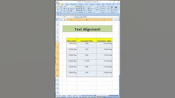 Text Alignment Shortcut Keys Up Down and Central #excelshortcutkeys #ExcelTricksAndTips