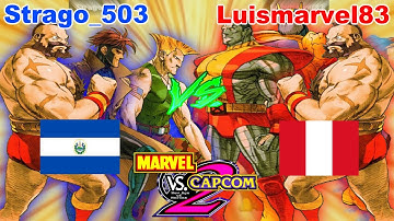 Marvel vs Capcom 2: New Age of Heroes - Strago_503 vs Luismarvel83
