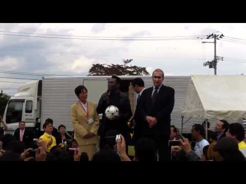 ペレ挨拶 Pele in Miyagi,Japan