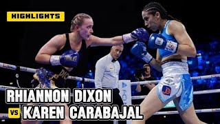 RHIANNON DIXON VS KAREN ELIZABETH CARABAJAL HIGHLIGHTS