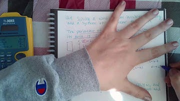 Ch 12 Sec 4 Solving a word problem involving geometry and a system of nonlinear equations