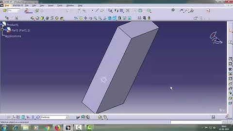 Tutorial Catia V5.....How To Use "Thick Surface" Tool.