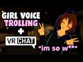 Girl Voice Trolling in VRChat