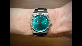 Tissot PRX 35mm Green (New 2022) unboxing and first look