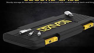 LEXIVON Master HEX Bit Socket Set, Premium S2 Alloy Steel | Complete 32-Piece, SAE and Metric Set |