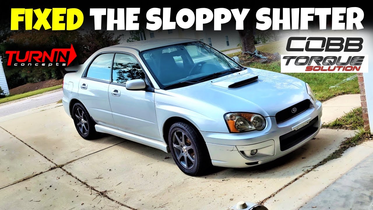04 WRX New shifter bushings Cobb, Torque Solution, Turn In Concepts