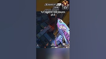 1v3 on real players pt.3 #shorts #shortvideo #apexlegendsmontage