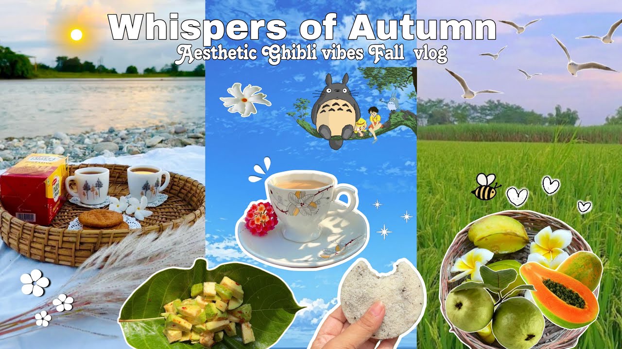 Serene autumn 🍂in Assam village NE India#autumn#slowliving#villagelife#fallvibes 