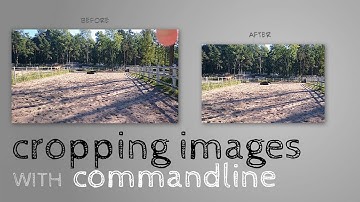 Crop images using the commandline
