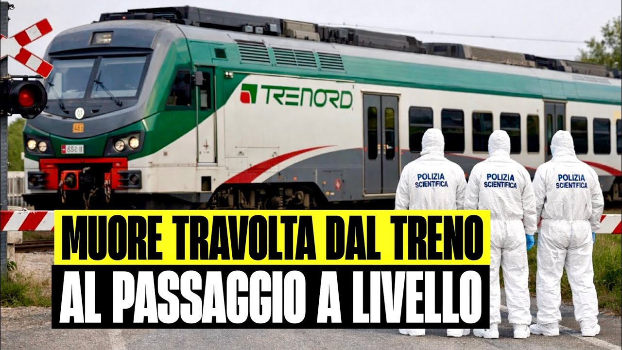 TRAGEDIA AL PASSAGGIO A LIVELLO: DONNA MUORE SUL COLPO TRAVOLTA DAL TRENO - VIGEVANO