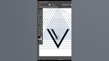 Triangle modern VVI logo | Adobe Illustrator design  #logodesigntips #logodesign #graphicdesign