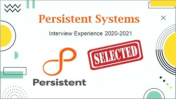 Persistent System ||  Interview Experience || 2021 Batch