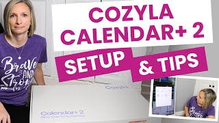Cozyla Calendar 2 Setup Unboxing Digital Calendar For Busy Families
