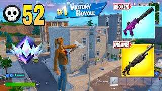 52 Elimination Solo “Unreal Ranked RELOAD” Wins Gameplay Chapter 7 (PS5 Controller)