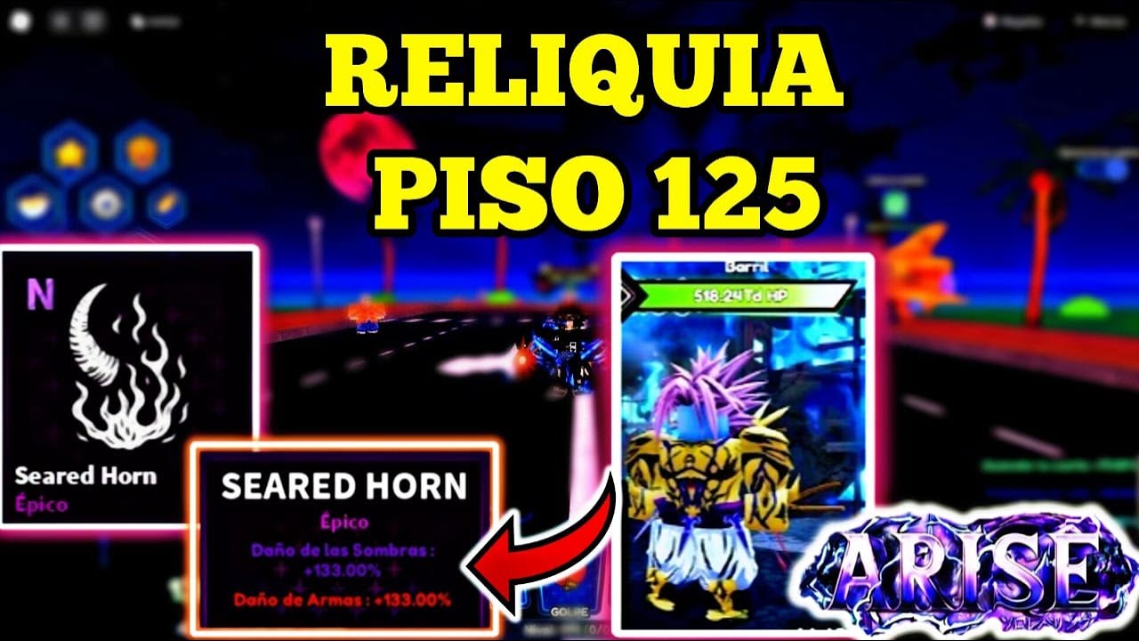RELIQUIA DEL PISO 125 EN CASTILLO INFERNAL EN ARISE CROSSOVER | ROBLOX ...