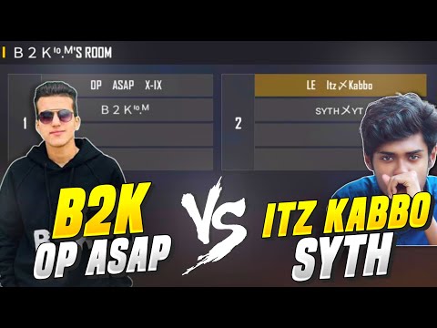 B2K VS Itz Kabbo Syth Born 2 Kill এর স থ Custom 2 VS 2 Match Itz Kabbo Free Fire