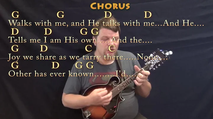 In the Garden (Hymn) Mandolin Cover Lesson in G wi...