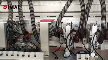 F586GC Factory supply Full Automatic Edge Banding Machine with corner trimming function --IMAI