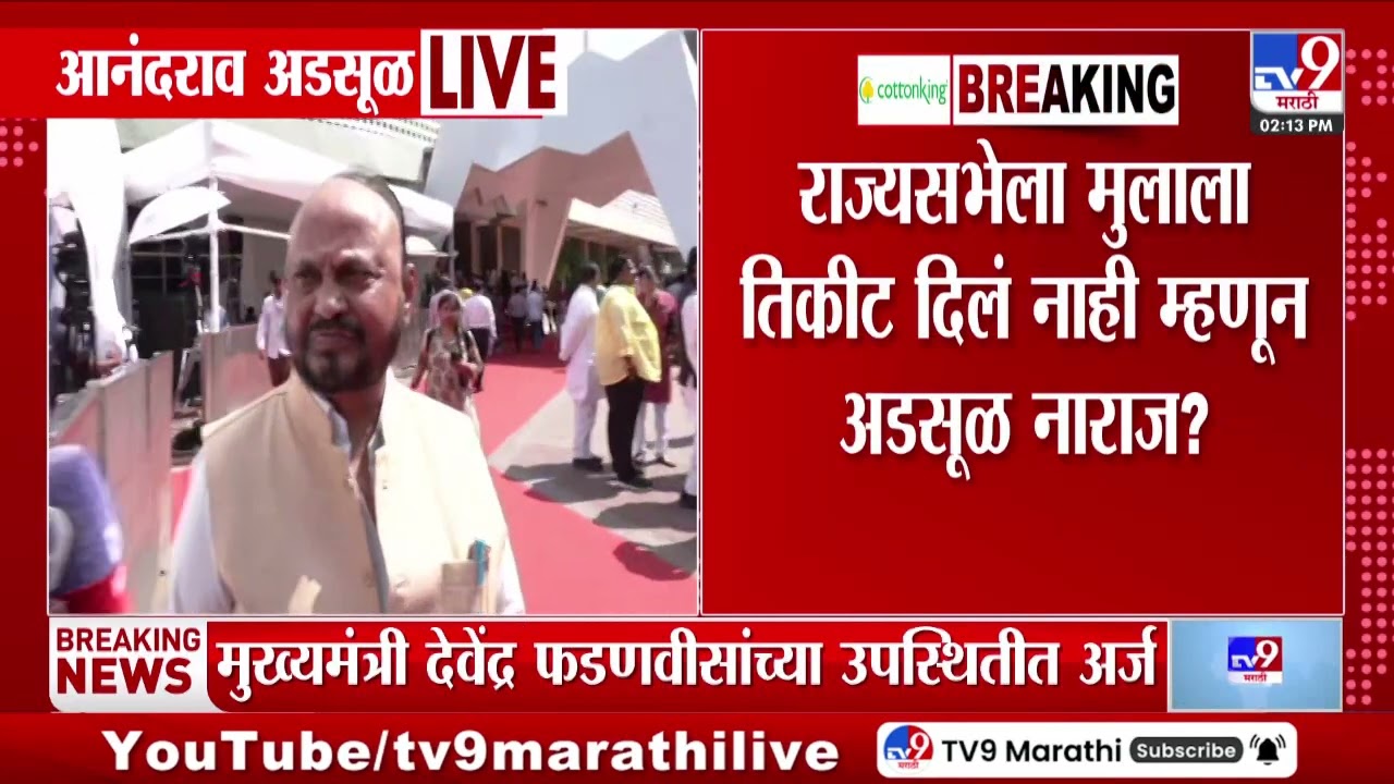 Aanandrao Adsul | राज्यसभेला मुलाला तिकीट दिलं नाही म्हणून अडसूळ नाराज?
