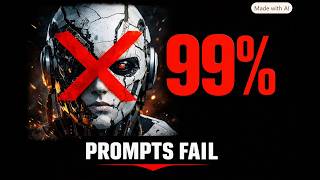 Why 99% of AI Prompts Actually Fail  How to fix it