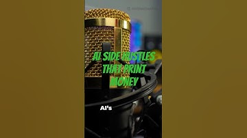 TOP 5 Side Hustles You Can Start with AI.