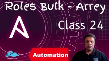 Ansible-Automation-Zero-to-Hero-Roles Bulk Array-Class 24|#DevOps | #InfraAutomation |#Orchestration