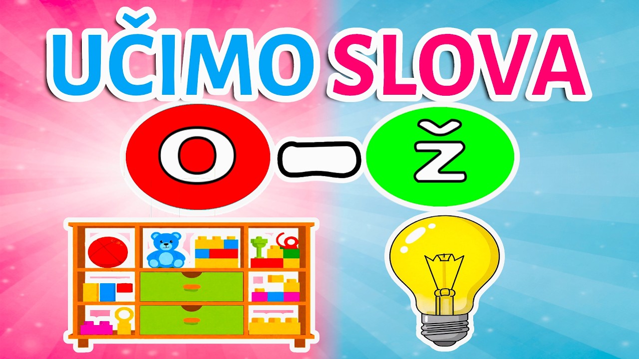 Učimo slova O–Ž 🔤🐾 | Abeceda za Djecu | Pepi TV Učimo Abecedu