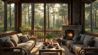 Morning Spring Vibes🌺Cozy Living Room with Soft Piano Music to Relax, Study, Work, Calming Piano screenshot 4