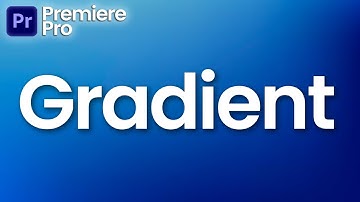 How To Make a Gradient Background in Premiere Pro