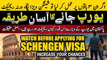 Why 90% of Schengen Visa Applications from Pakistan Fail (and How to Avoid It) + Complete Guide