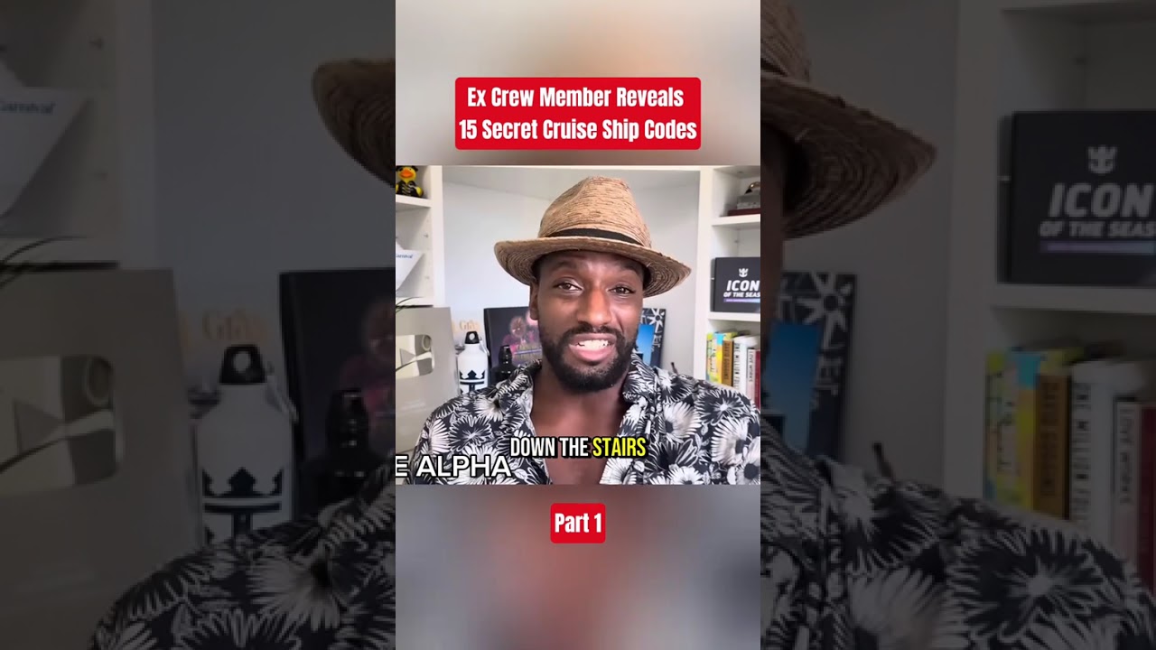 Ex Crew Member Reveals 15 Secret Cruise Ship Codes | Part 1... #Shorts #theshiplifee