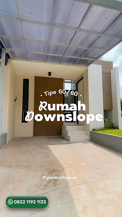 Model Rumah Downslope😍🍃 #trendingvideo #bandung #property #bandungcityview2