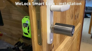 WeLock Smart Lock EBL41 Touch41 installation
