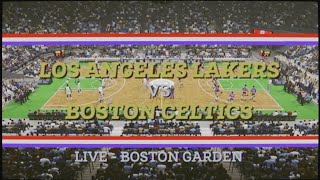 NBA 2K23 1984 Lakers vs Celtics Game 7 NBA MYERAS