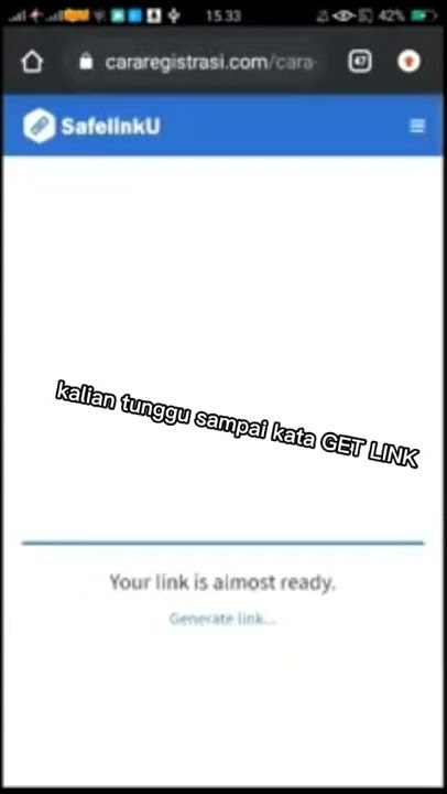 Cara Melewati Link Cararegistrasi.com/Safelinku dengan mudah