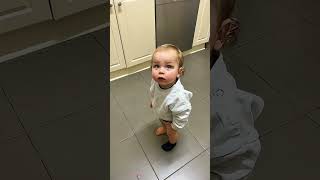 When Baby Hears His Favorite Music