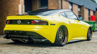 Worlds First Stanced Static Nissan Z! Best Wheels and Suspension Setup!