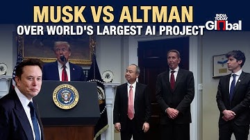 Trump Backs $500 Billion AI Mega Project "Stargate" | India Today Global