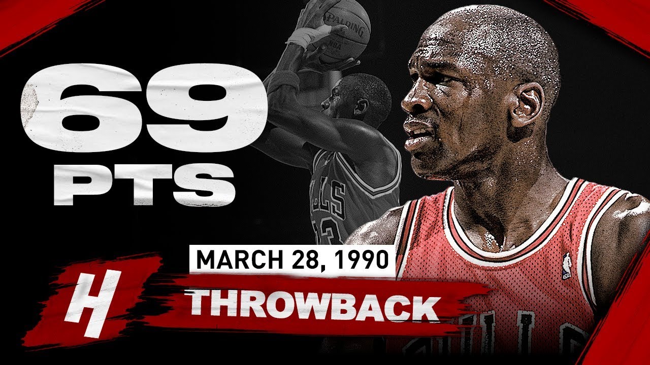 Throwback: Michael Jordan Career-HIGH 69 Points Highlights vs Cavaliers | March 28, 1990 - YouTube