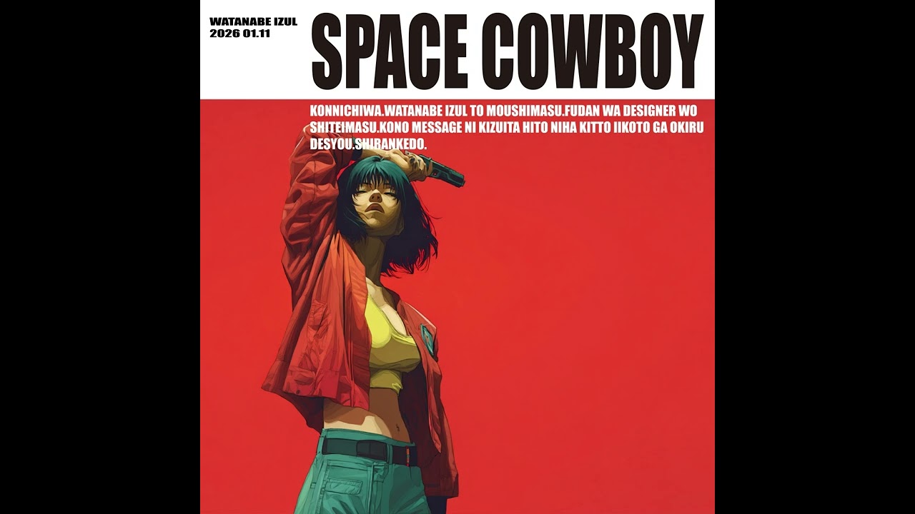 [JazzRap] SPACE COWBOY - Watanabe Izul