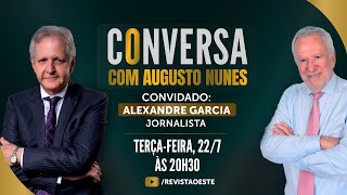 CONVERSA COM ALEXANDRE GARCIA, JORNALISTA