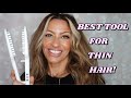 Best Tool for THIN, FINE, MENOPAUSAL HAIR!! | VOLOOM | Stung by Samantha