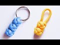 ダイヤモンドノットキーホルダーの作り方   飾り結び (アジアンノット)　パラコード　How to Make a Lanyard Keychain