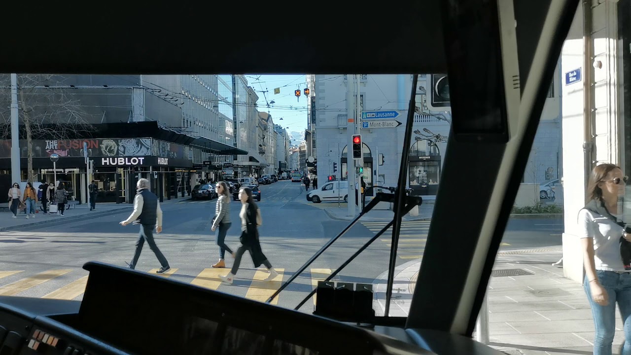 [Bus Ride] Ligne 6 du trolleybus de Genève / Genève-Plage ➡ Vernier-Village