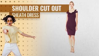 Calvin Klein Women's Shoulder Cut Out Sheath Dress With Sweetheart Neckline | Fashion Trends 2019