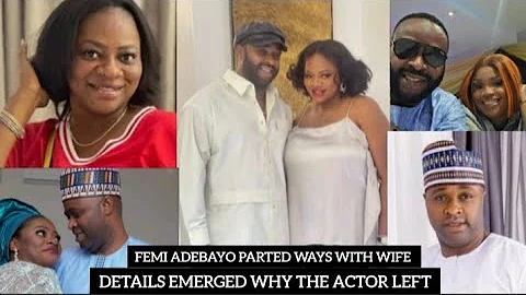 HOW FEMI ADEBAYO PARTED WAYS WITH HIS WIFE EXPLICIT DETAILS EMERGES  ****