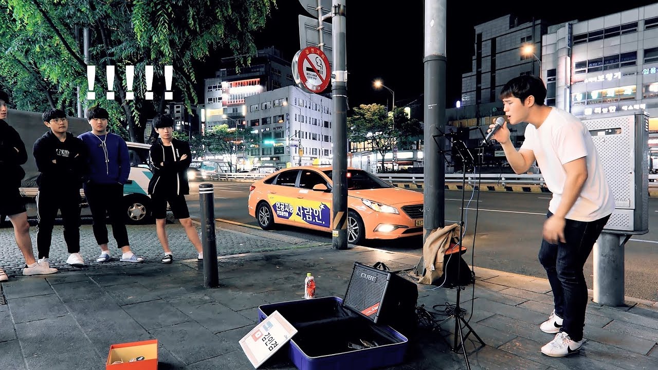 관객마저 그자리에서 놀란 미친 고음.. 이승기 '삭제' 김인겸 버스킹 직캠