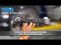 How to Replace Rear Toe Arm 2007-2009 Saturn Aura