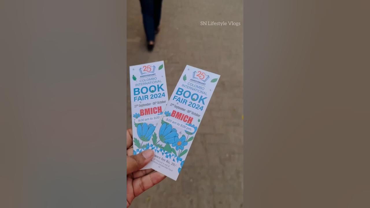 Colombo International Book Fair 2024 BMICH youtubeshorts shortvideo
